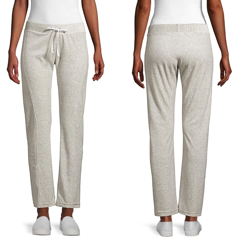 NWT Wildfox Velour Heather Gray Sweatpants L